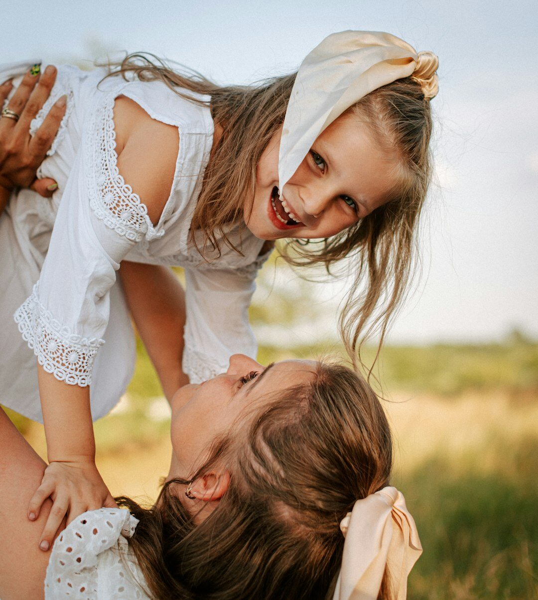 Brazilian mother and daughter talking closely